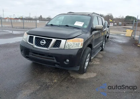 2015 Nissan Armada Platinum z USA, uszkodzony, nr VIN 5N1BA0NF8FN608455